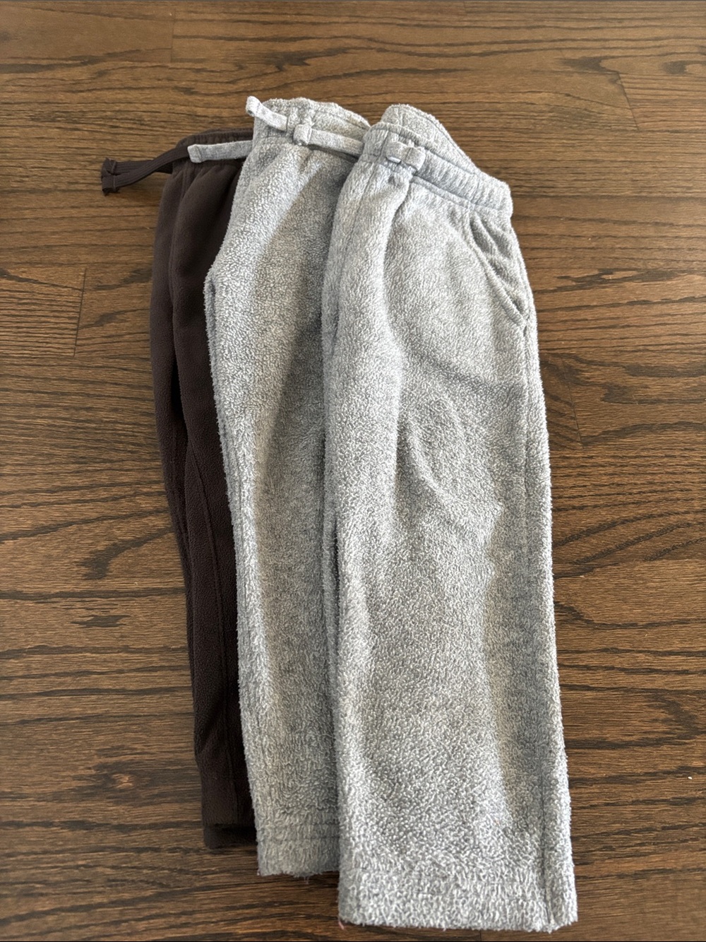 Cozy Fleece Toddler Pants - Gray